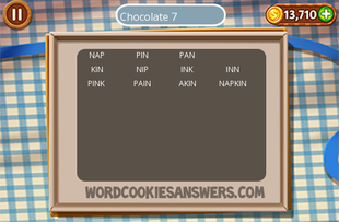 word cookies chocolate 7