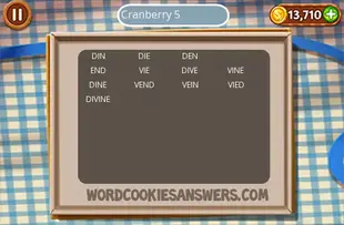 Word Cookies Cranberry Level 5 Word Cookies Answers