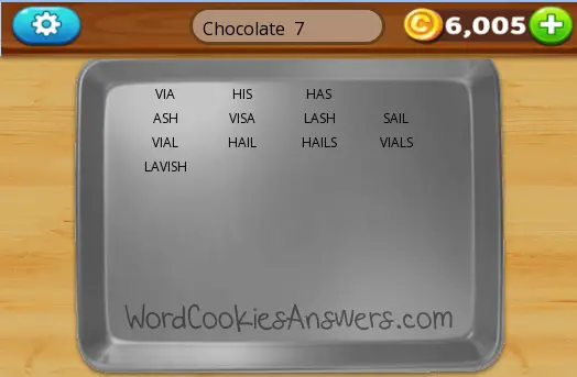 word cookies chocolate 7